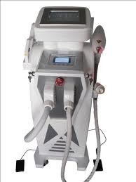 Vertikal IPL / E - cahaya / RF T8 110 / 220V 60HZ Multifungsi Alat Kecantikan