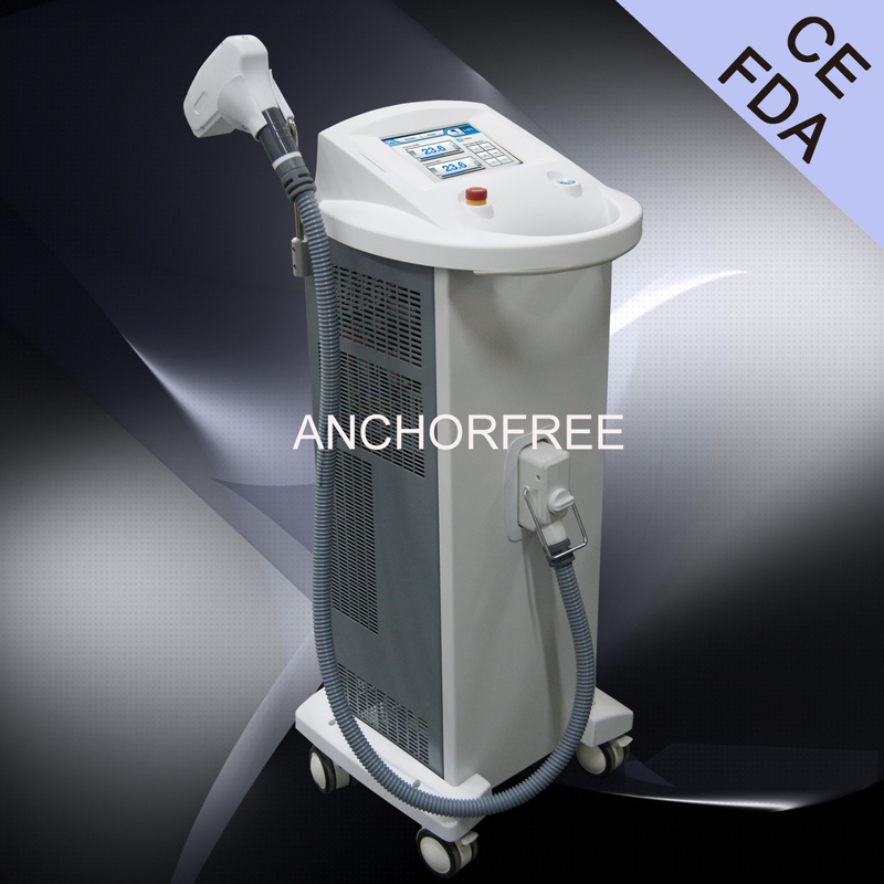 808nm dioda Laser Hair Removal mesin dengan 10mm X 10mm Spot Ukuran